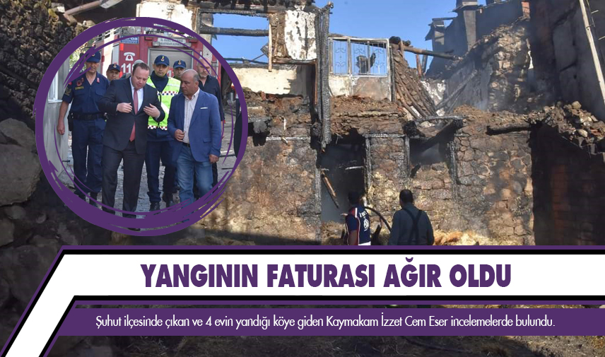 Yangının faturası ağır oldu